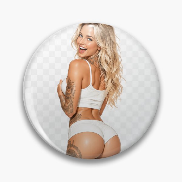Item preview, Blonde babe in hot pants and heels designed and sold by Bubbagogos.