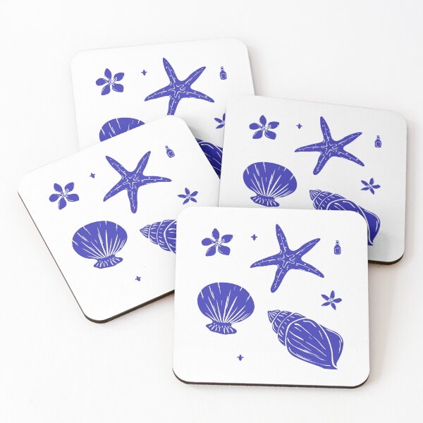 Item preview, Blue Shells Sticker Pack  designed and sold by Sagi Jane Art.