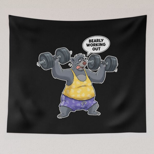 Item preview, Baloo Workout Cartoon  designed and sold by MahmoudTV541.