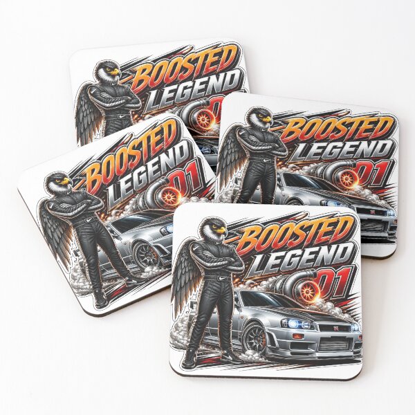 Item preview, Boosted Legend JDM Racing Graphic PNG | Turbo Drift Car Streetwear Design | Japanese Sports Car Sticker | Motorsport Enthusiast Gift designed and sold by Stylestickers55.