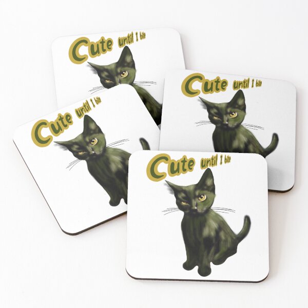 Item preview, Kitten Cute until I bite  designed and sold by DarkP-Inn.