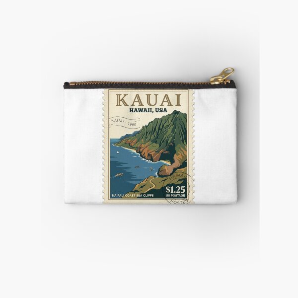 Item preview, Na Pali Coast Kauai Hawaii Vintage Travel Stamp designed and sold by k3rstman1.