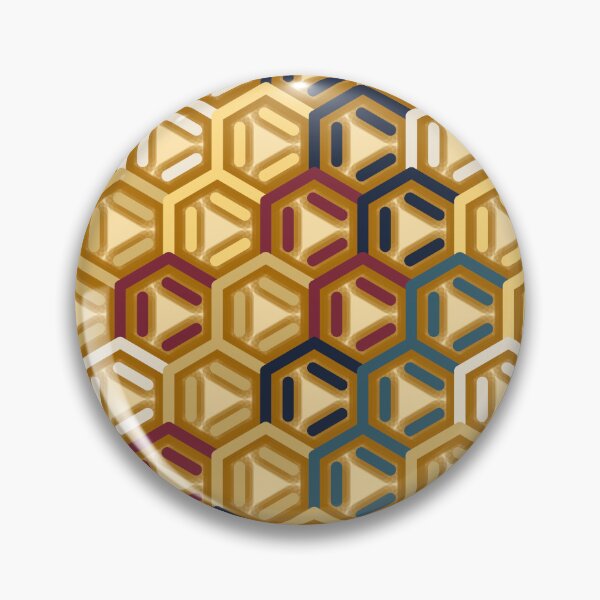 Item preview, Benzene Ring Abstract Geometric Pattern Classic designed and sold by TexSta.