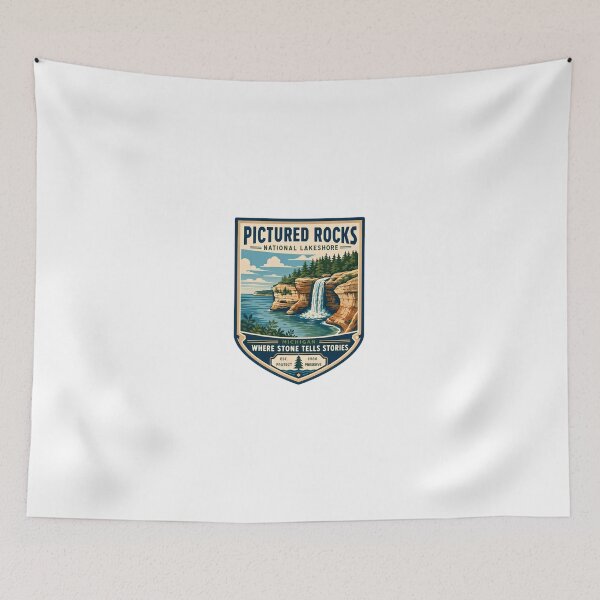 Item preview, Pictured Rocks National Lakeshore Michigan Where Stone Tells Stories Travel Hiking Explorer designed and sold by Simsimah26Parks.
