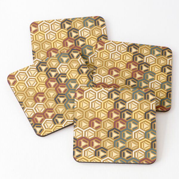 Item preview, Benzene Ring Abstract Geometric Pattern Classic designed and sold by TexSta.