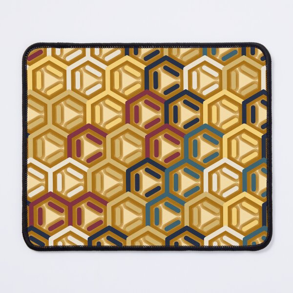 Item preview, Benzene Ring Abstract Geometric Pattern Classic designed and sold by TexSta.