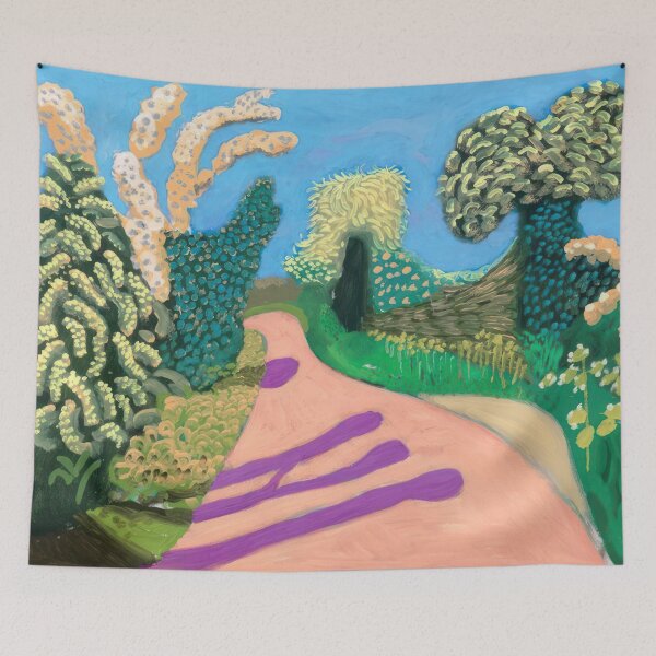 Item preview, David Hockney abstract, David Hockney art, David Hockney artist, David Hockney artwork, David Hockney beach, David Hockney blue, David Hockney brushstrokes designed and sold by Russemar.