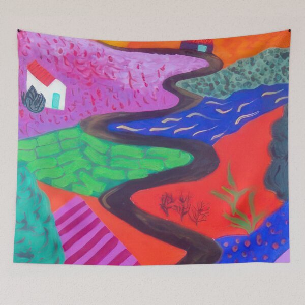 Item preview, David Hockney abstract, David Hockney art, David Hockney artist, David Hockney artwork, David Hockney beach, David Hockney blue, David Hockney brushstrokes designed and sold by Russemar.