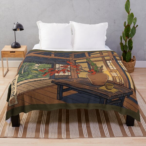 Item preview, Ukiyo-e Autumn Persimmon Ikebana Art designed and sold by conohitoAI-ArtGallery.