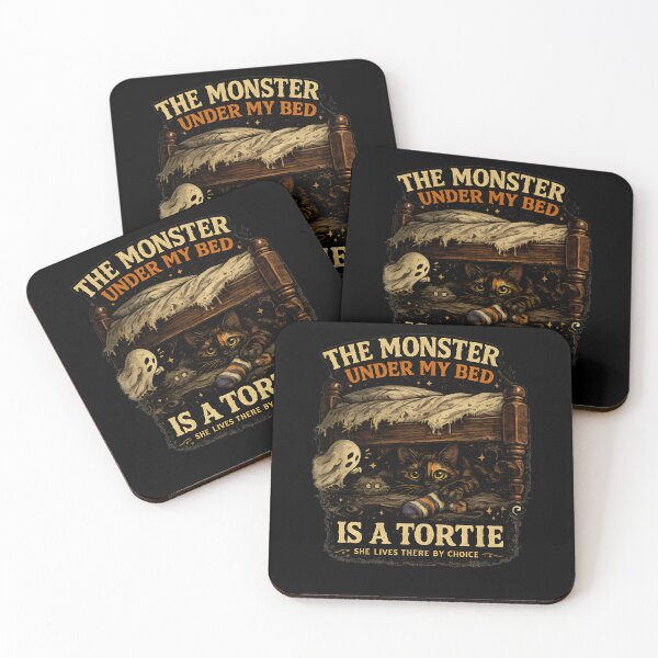 Item preview, The Monster Under My Bed Is A Tortie Halloween Cat Design designed and sold by Martin's_Design.