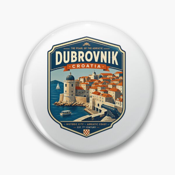 Item preview, The Pearl Of The Adriatic Dubrovnik Croatia Historic City - Adriatic Coast - Est. 7th Century Travel Souvenir designed and sold by Simsimah26Parks.