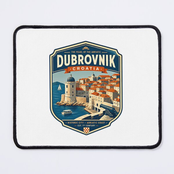 Item preview, The Pearl Of The Adriatic Dubrovnik Croatia Historic City - Adriatic Coast - Est. 7th Century Travel Souvenir designed and sold by Simsimah26Parks.
