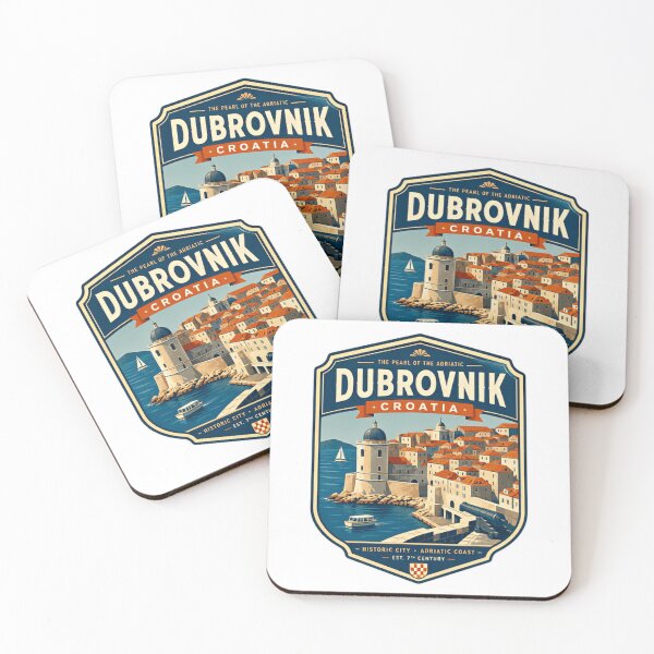 Item preview, The Pearl Of The Adriatic Dubrovnik Croatia Historic City - Adriatic Coast - Est. 7th Century Travel Souvenir designed and sold by Simsimah26Parks.