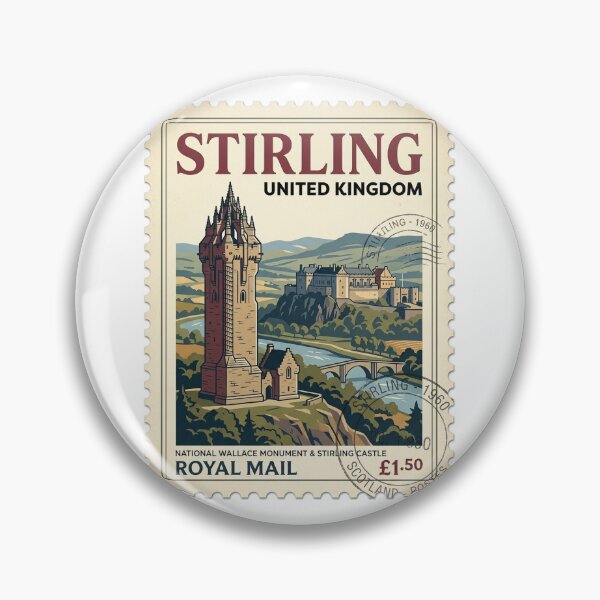Item preview, National Wallace Monument Stirling Castle Travel Stamp designed and sold by k3rstman1.
