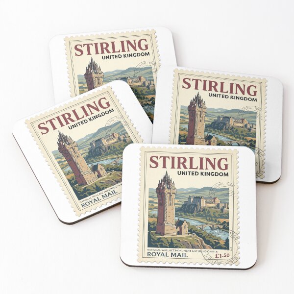 Item preview, National Wallace Monument Stirling Castle Travel Stamp designed and sold by k3rstman1.