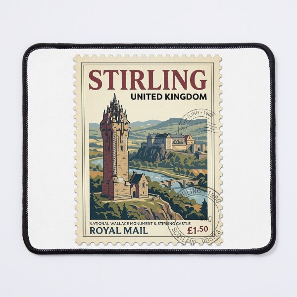 Item preview, National Wallace Monument Stirling Castle Travel Stamp designed and sold by k3rstman1.