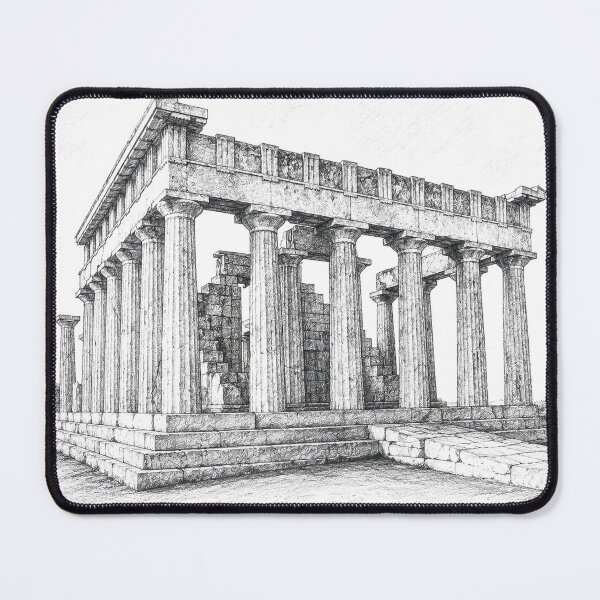 Item preview, Temple of Aphaia designed and sold by Island Art Studios.