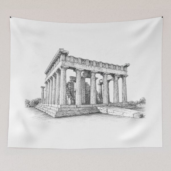 Item preview, Temple of Aphaia designed and sold by Island Art Studios.
