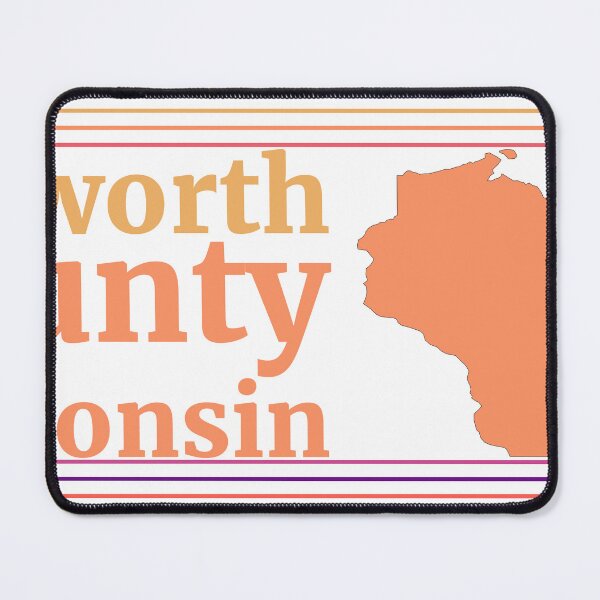Item preview, Walworth County Wisconsin Highlighted on State Map designed and sold by TheIconSmith.