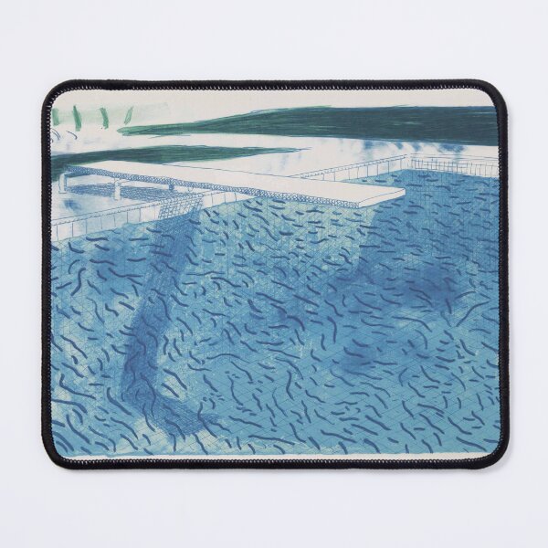Item preview, David Hockney abstract, David Hockney art, David Hockney artist, David Hockney artwork, David Hockney beach, David Hockney blue, David Hockney brushstrokes designed and sold by Russemar.