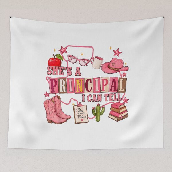 Item preview, Shes A Principal I Can Tell Cowgirl Teacher Back to School designed and sold by hemagamo.