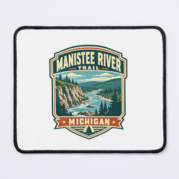 Item preview, Manistee River Trail Michigan Hiking Outdoor Adventure Enthusiast designed and sold by Simsimah26Parks.