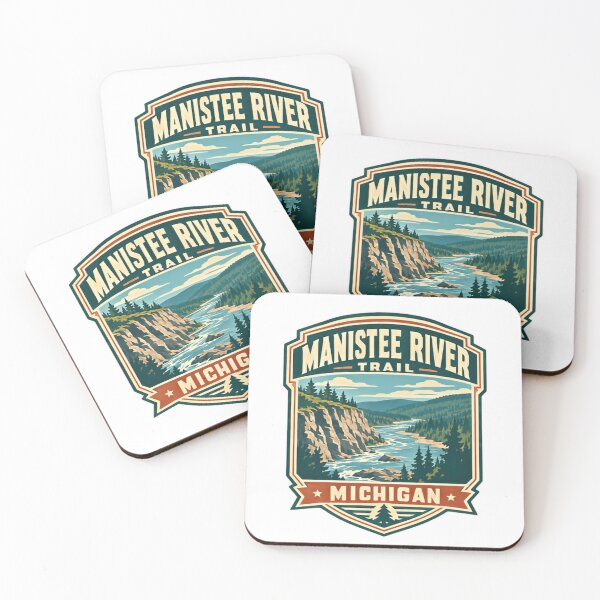 Item preview, Manistee River Trail Michigan Hiking Outdoor Adventure Enthusiast designed and sold by Simsimah26Parks.