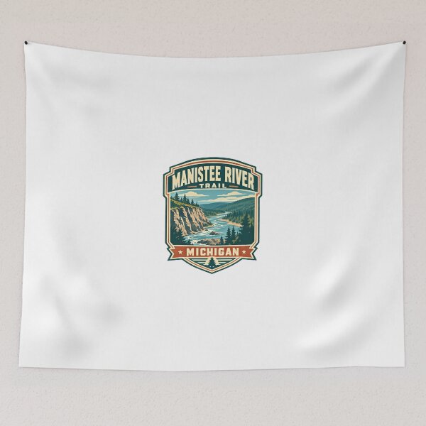 Item preview, Manistee River Trail Michigan Hiking Outdoor Adventure Enthusiast designed and sold by Simsimah26Parks.