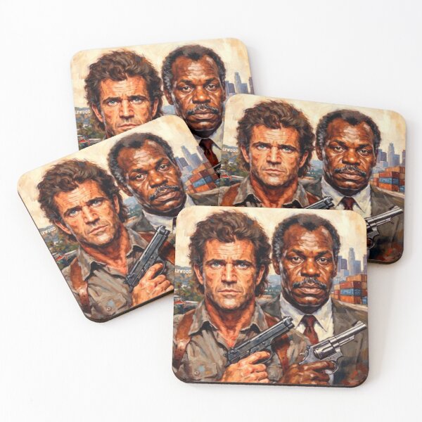 Item preview, Lethal Weapon 2 Buddy Cop Fine Art Tribute designed and sold by Art's Diner.