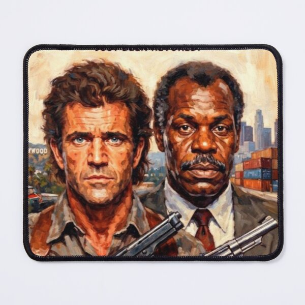 Item preview, Lethal Weapon 2 Buddy Cop Fine Art Tribute designed and sold by Art's Diner.