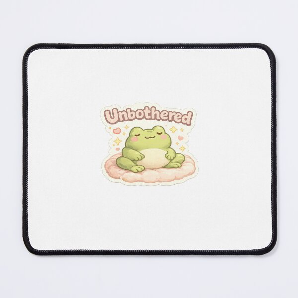Item preview, Unbothered – Relaxed Cute Frog designed and sold by CozyMoodClub.