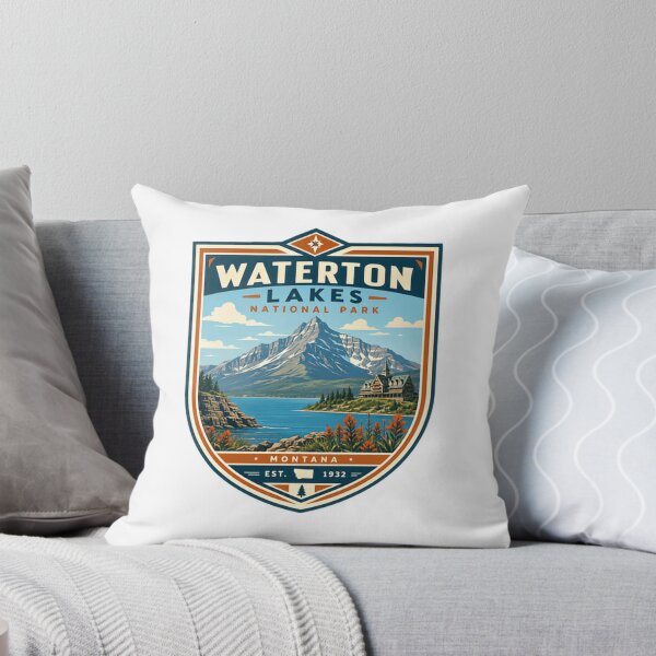 Item preview, Waterton Lakes National Park Montana Travel Souvenir National Parks Hiking Adventure designed and sold by Simsimah26Parks.