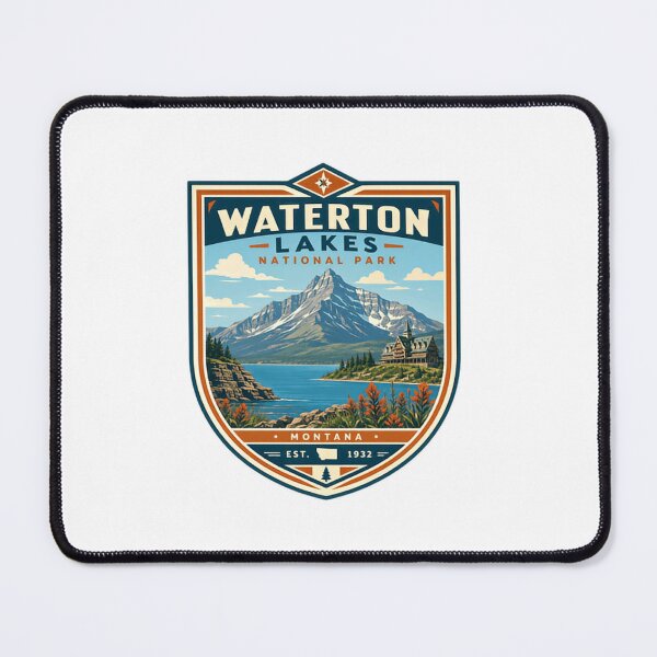 Item preview, Waterton Lakes National Park Montana Travel Souvenir National Parks Hiking Adventure designed and sold by Simsimah26Parks.