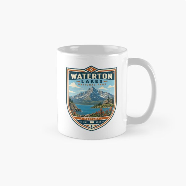 Item preview, Waterton Lakes National Park Montana Travel Souvenir National Parks Hiking Adventure designed and sold by Simsimah26Parks.