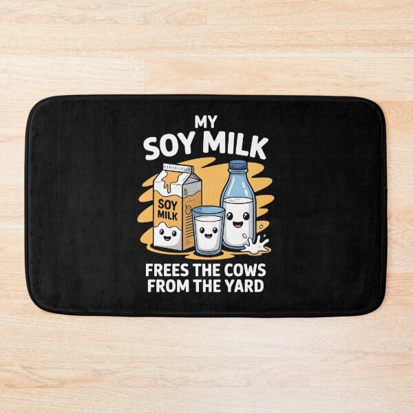 Item preview, MY SOY MILK FREES THE COWS FROM THE YARD designed and sold by jkrphoto.