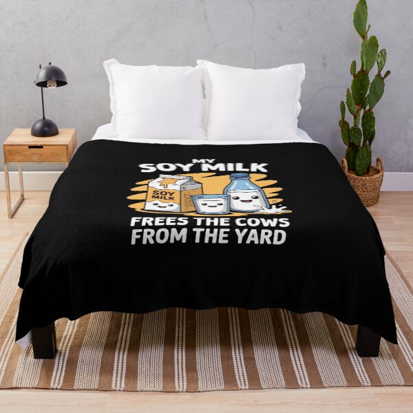 Item preview, MY SOY MILK FREES THE COWS FROM THE YARD designed and sold by jkrphoto.