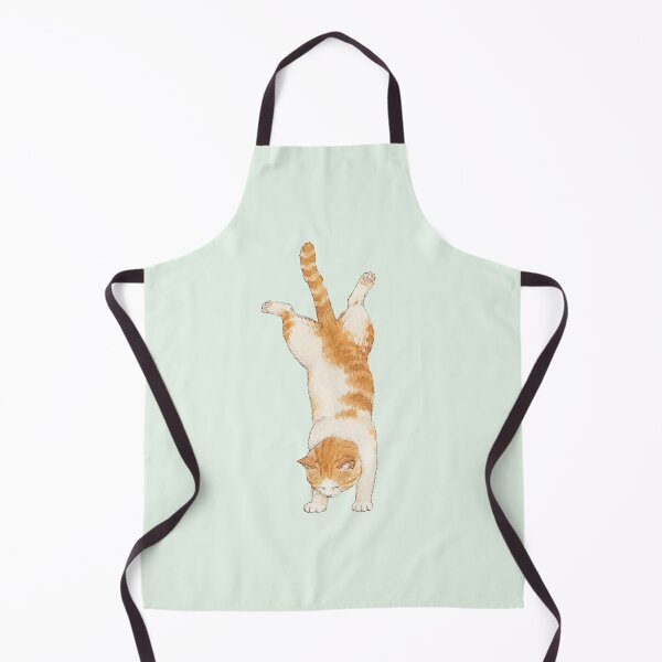 Item preview, Funny Handstand Orange Tabby Cat Illustration designed and sold by bosamji.