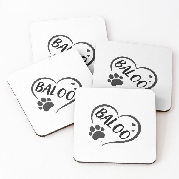 Item preview, Baloo Name In A Heart With A Paw designed and sold by MahmoudTV541.