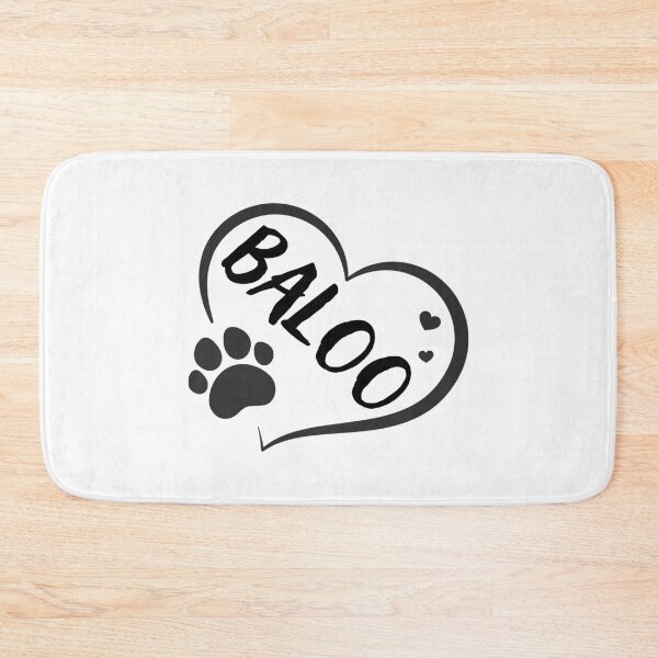Item preview, Baloo Name In A Heart With A Paw designed and sold by MahmoudTV541.