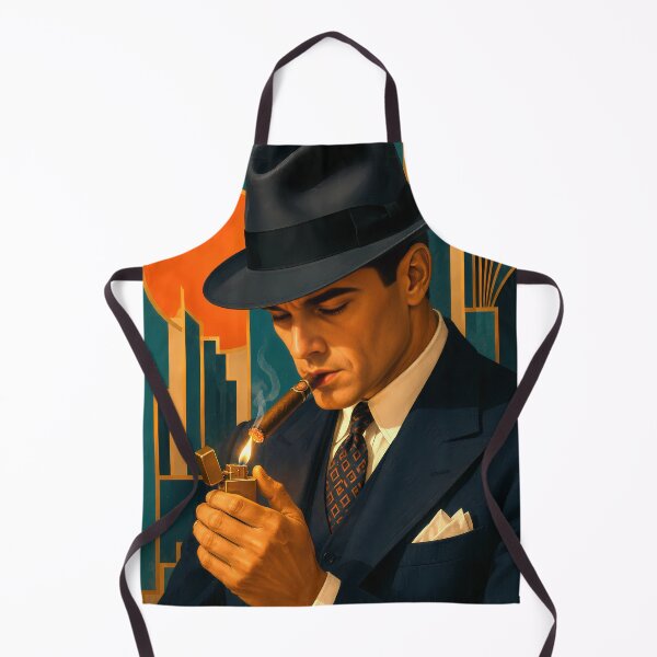 Item preview, Wall Art - Postcard - Deco Gentleman with Cigar designed and sold by ForeverPrintsOK.