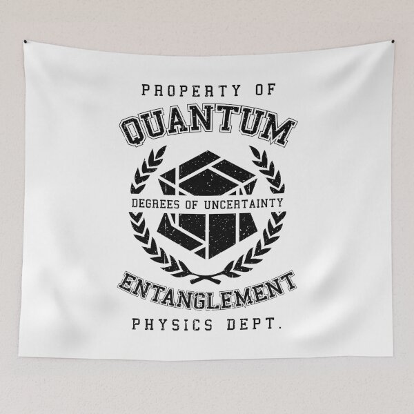 Item preview, Quantum Entanglement Funny Vintage Physics Varsity Science designed and sold by GrandeDuc.