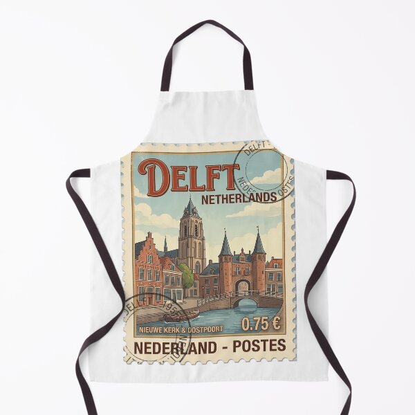 Item preview, Vintage Delft Netherlands Travel Stamp City Gate designed and sold by k3rstman1.