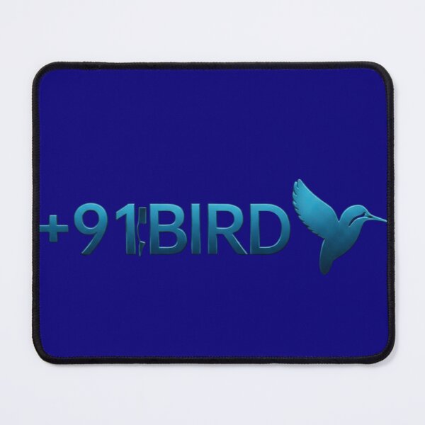 Item preview, +91BIRD First Logo (Yokohama Blue) designed and sold by Plus91BIRD.