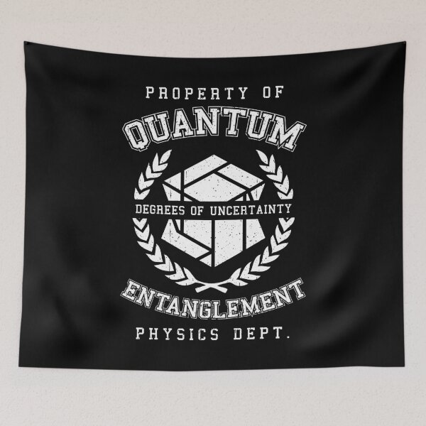 Item preview, Quantum Entanglement Funny Vintage Physics Varsity Science designed and sold by GrandeDuc.