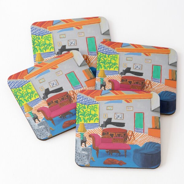 Item preview, David Hockney abstract, David Hockney art, David Hockney artist, David Hockney artwork, David Hockney beach, David Hockney blue, David Hockney brushstrokes designed and sold by Russemar.