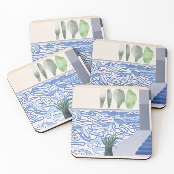 Item preview, David Hockney abstract, David Hockney art, David Hockney artist, David Hockney artwork, David Hockney beach, David Hockney blue, David Hockney brushstrokes designed and sold by Russemar.