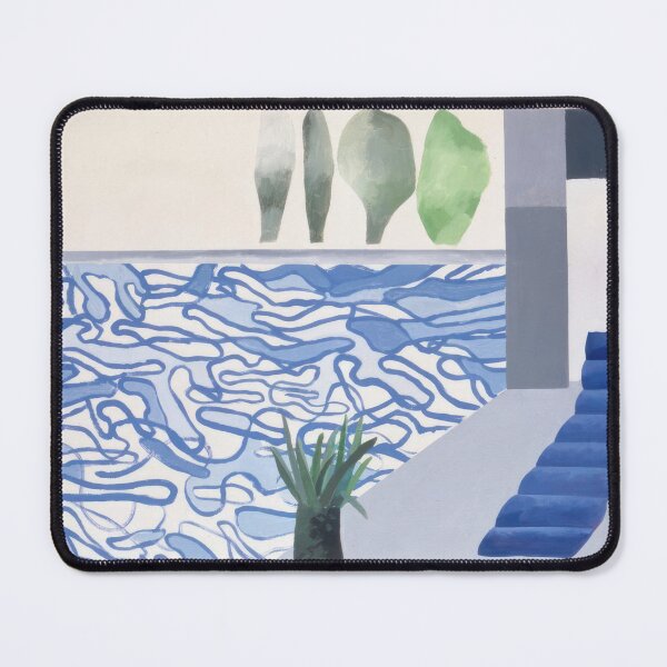 Item preview, David Hockney abstract, David Hockney art, David Hockney artist, David Hockney artwork, David Hockney beach, David Hockney blue, David Hockney brushstrokes designed and sold by Russemar.