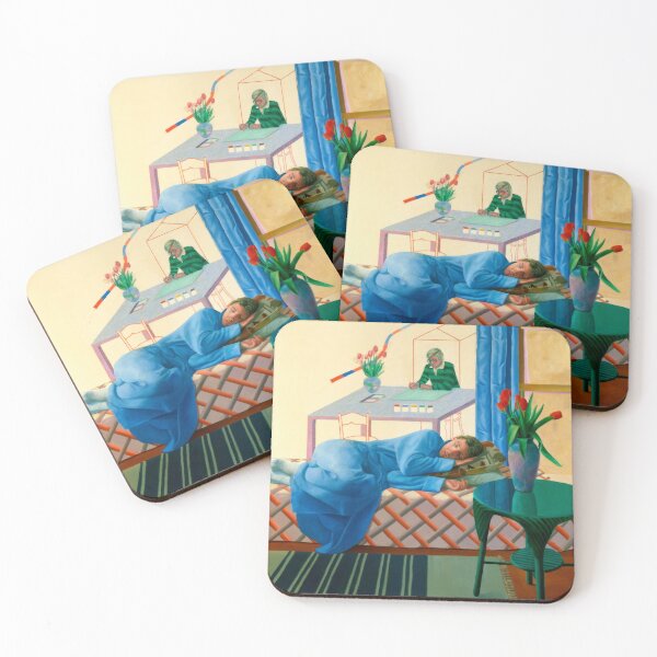 Item preview, David Hockney abstract, David Hockney art, David Hockney artist, David Hockney artwork, David Hockney beach, David Hockney blue, David Hockney brushstrokes designed and sold by Russemar.