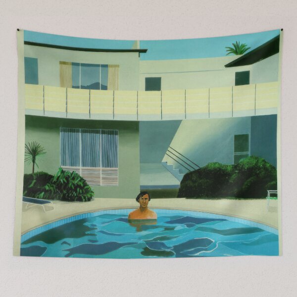 Item preview, David Hockney abstract, David Hockney art, David Hockney artist, David Hockney artwork, David Hockney beach, David Hockney blue, David Hockney brushstrokes designed and sold by Russemar.