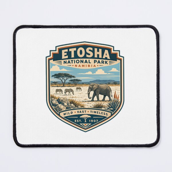 Item preview, Etosha National Park Namibia Wild Vast Timeless Est. 1907 African Safari Travel Wildlife Lover designed and sold by Simsimah26Parks.
